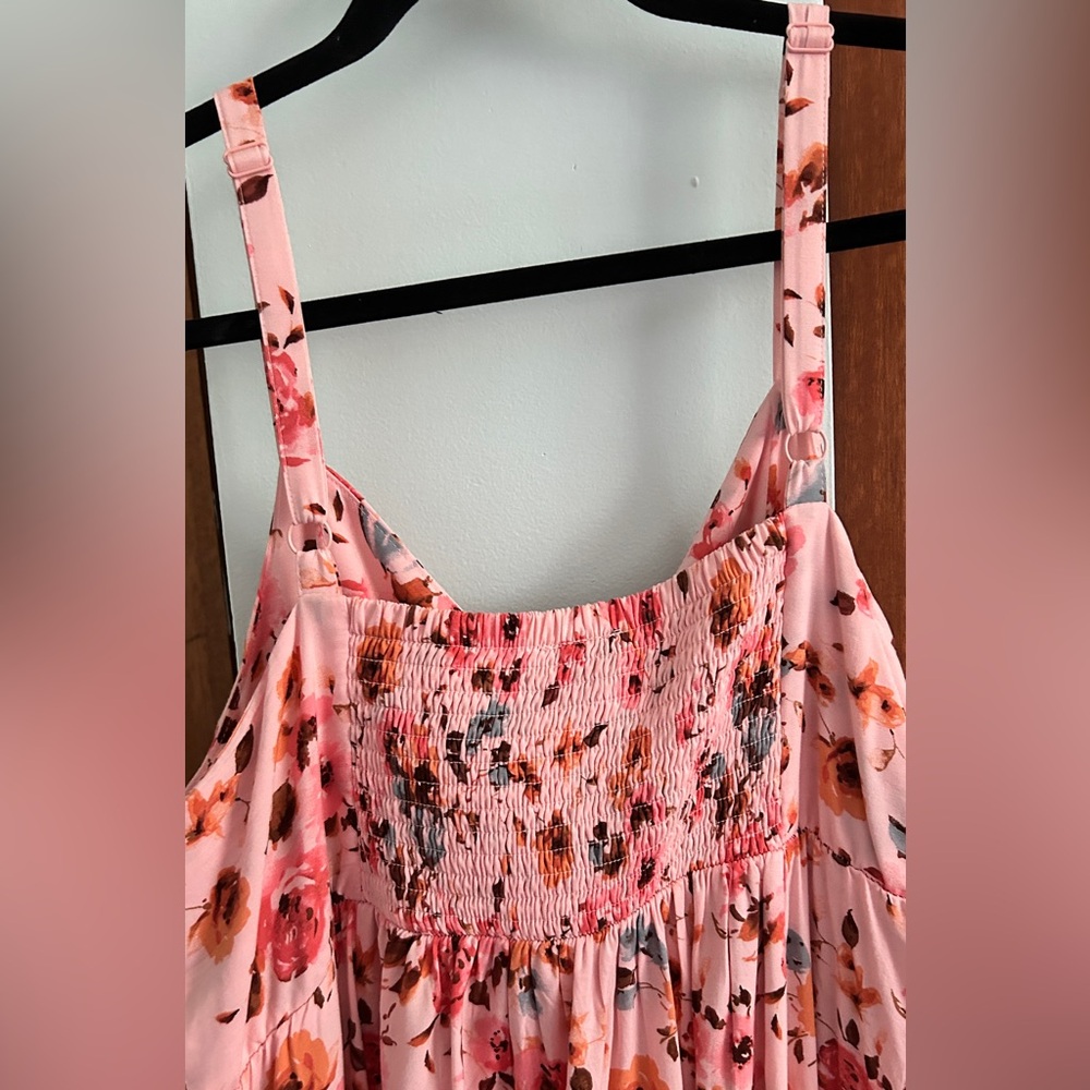 torrid Pink Floral Midi Sundress - Picture 10 of 10